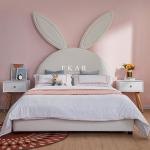 Modern Design Affordable Children Bedroom Furniture Girl Kid Bed Rabbit