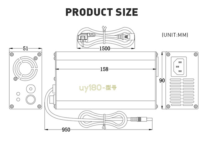 Power 48V 3A Electric Scooter Battery Charger Economy For Your Ride
