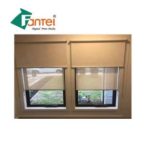 Wholesale Low Weight Blackout Blinds Fabric , Fiberglass Fabric Roll Curtain from china suppliers