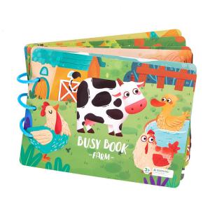 Wholesale Early Educational Children Paper Book Printing Preschool Quiet Book Teaching Aids from china suppliers