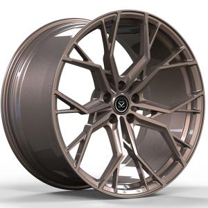 Wholesale Matt Bronze 1-Piece Forged Wheels 22 Inches Custom Rims For Auid RS5 5x112 from china suppliers