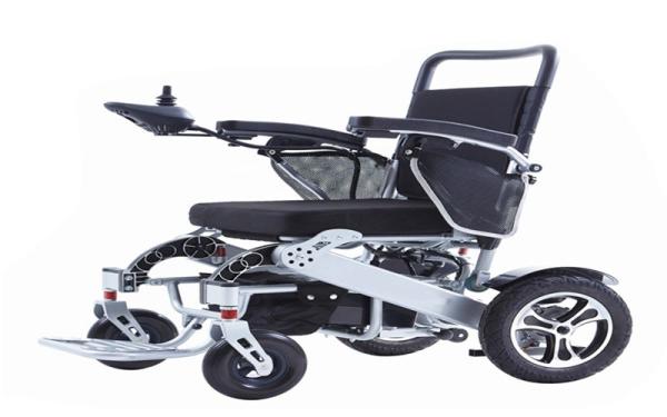 Hospital Furniture Aluminum Alloy Light Power Remote Control Electric Wheelchair