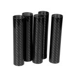 Custom Carbon Fiber Round Tubes For Aerospace , Automotive And Sporting Goods