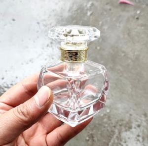 Wholesale Cosmetic Silver 50ml Crimp Spray Pump Perfume Spray Bottle OEM from china suppliers