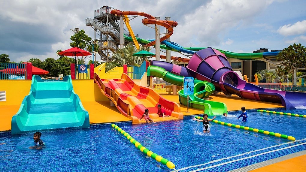 ODM Kids Swimming Pool Water Sports Games Equipment Fiberglass Water Slide for Kids