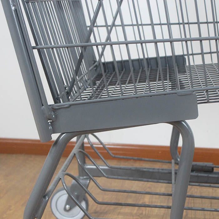180L General store Supermarket Trolleys American style Supermarket Shopping Trolley
