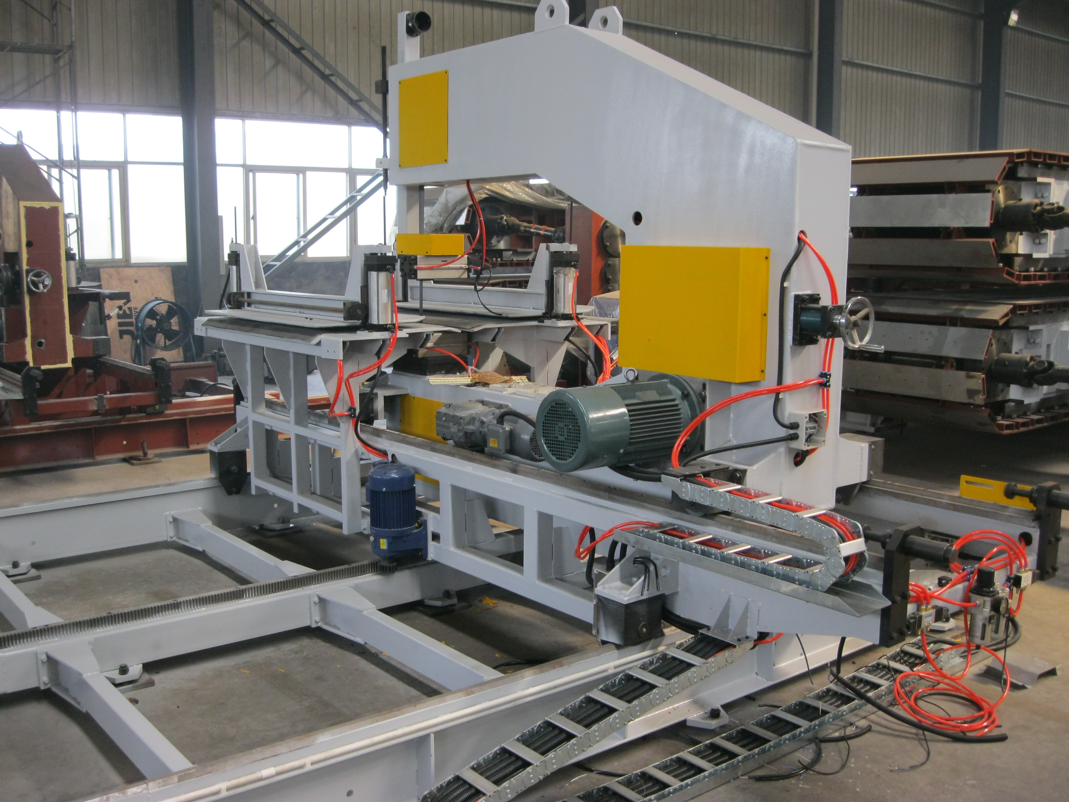 Mitsubishi PLC PU Sandwich Panel Production Line 380V 3 Phase for Cold Storages