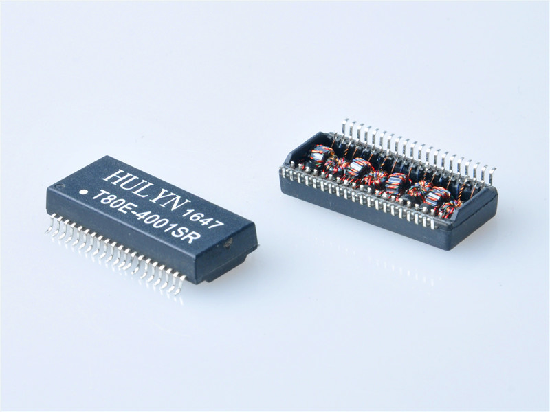 10/100 Base-T Quad port SMD LAN Magnetic Transformer,40PIN