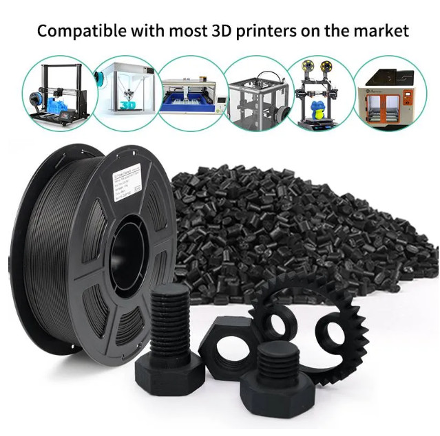 PETG 3D Carbon Fiber 3d Printer PC Filament 1.75mm Filament 1kg 3d Print Plastic
