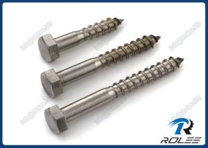 Wholesale 304/A2/Stainless Steel DIN 571 Hex Wood Screw / Lag Screw from china suppliers