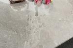 Italy Marble Matt Porcelain Floor Tiles / Rustic Porcelain Outdoor Tiles