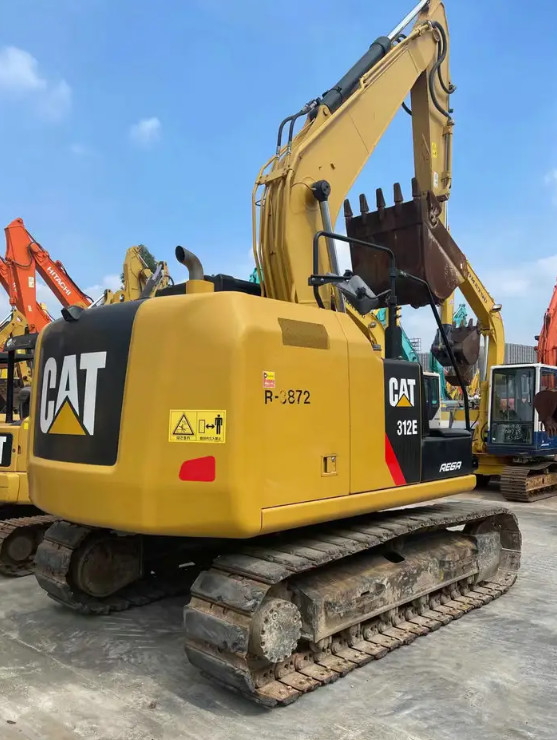 12 Ton CAT 312E Crawler Hydraulic Excavators Secondhand Digger For Hot Selling