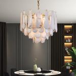 Modern Minimalist Alabaster Chandelier Living Room Chandeliers Light Luxury