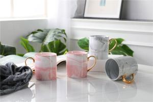 Wholesale Color Glazing 8oz 220ml Daily Porcelain Coffee Tumbler With Lid from china suppliers