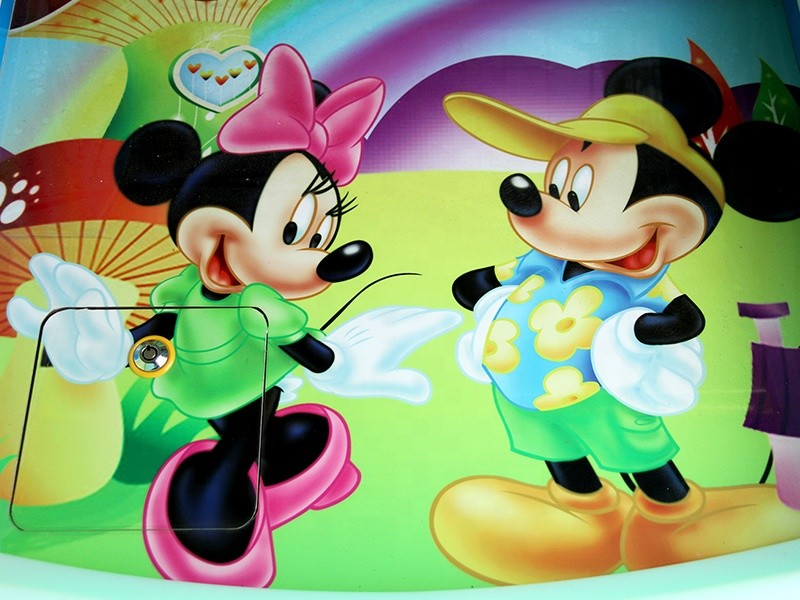 Mickey Mouse Pop A Shot Machine , Street Electronic Basketball Throwing Machine