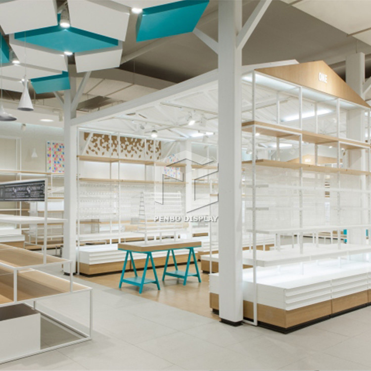 Retail Magnificent Clothing Shop Display Furniture 2cm Thick MDF
