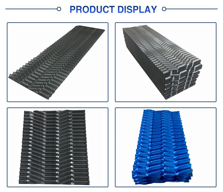 0.32-0.6mm International Cooling Tower Fill 20mm 1220/1830/2440mm
