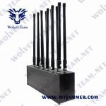 GSM PCS DCS CDMA 3G 4G 5G Cell Phone Signal Jammer High Power Built In Battery