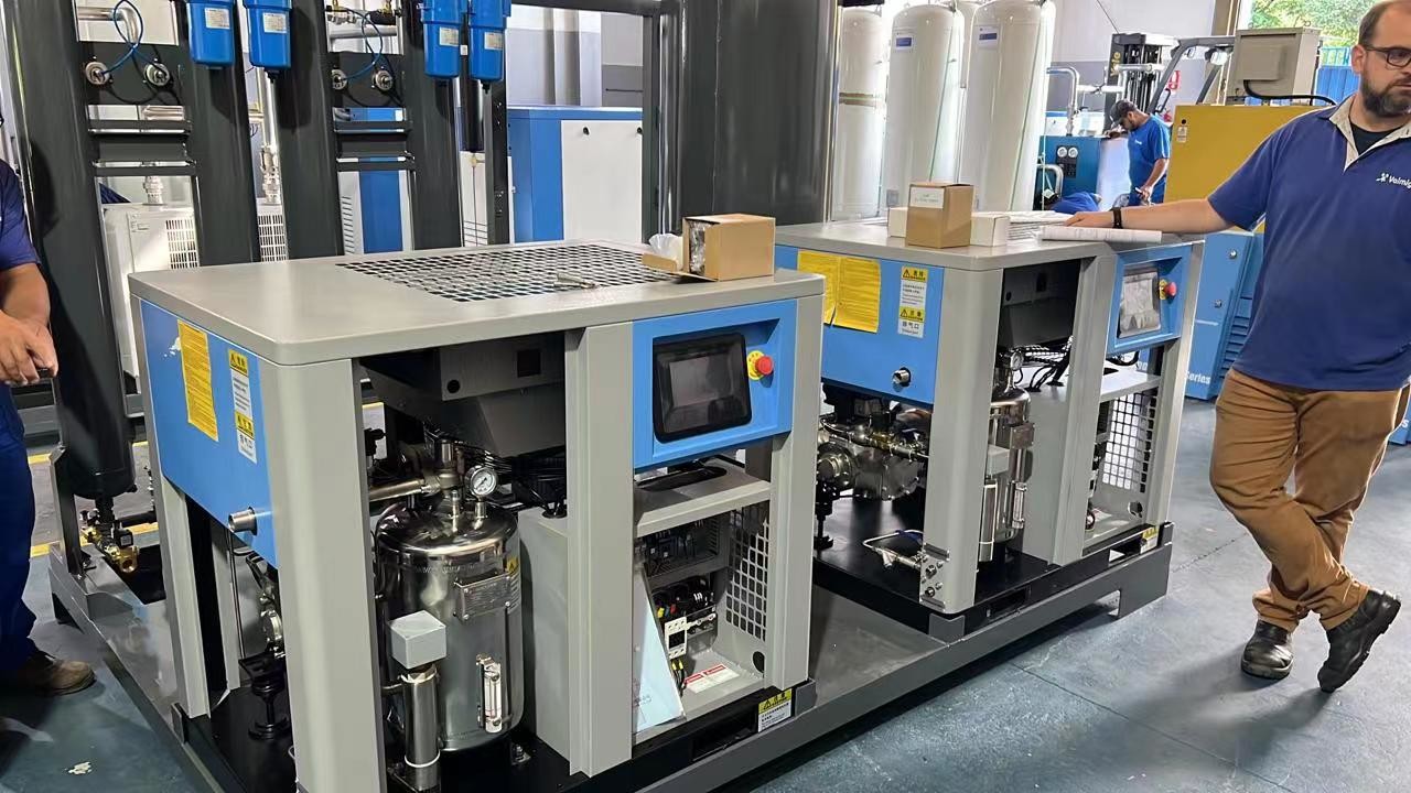 100% Oil Free Screw Air Compressor for medical gas