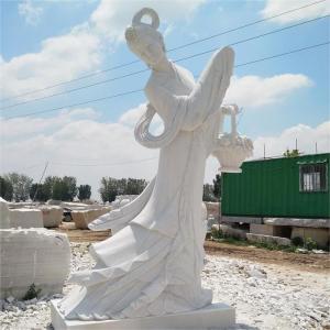 China Polishing Surface White Marble Statue Sculpture Customized on sale
