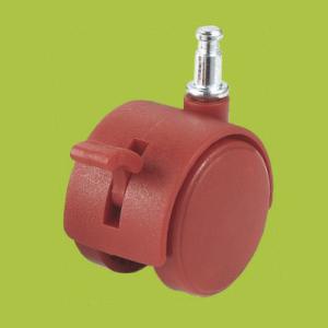 Wholesale baby walker casters insert stem red caster with brake from china suppliers