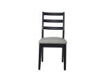 Fashion Rubber Wood Sponge Padded Dining Room Chairs