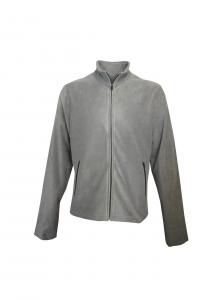 Wholesale 240 GSM 100% Polyester Polar Fleece Grey Men Fall And Winter Jacket from china suppliers