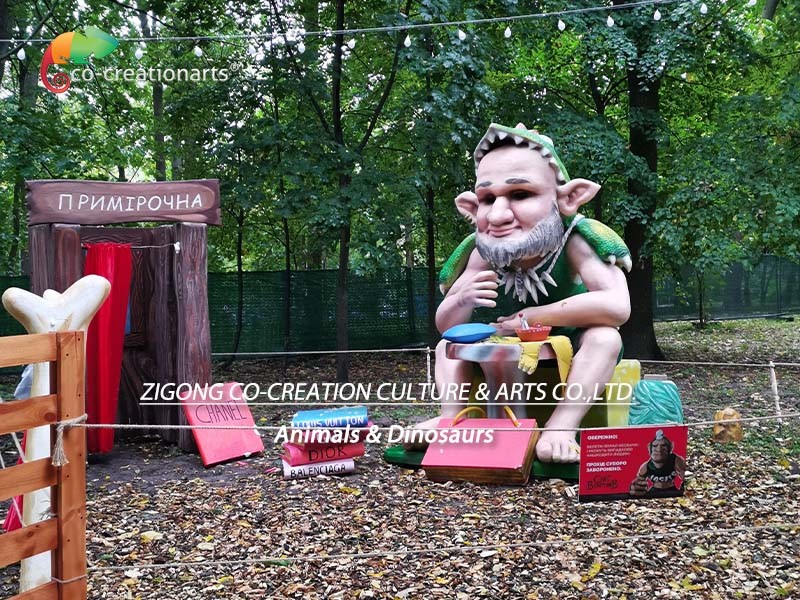 Anti Aging Animatronic Character Giant Animatronics For Theme Park Exhibition