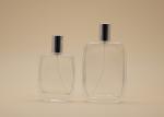 Aluminum Cap 50ml 100ml Glass Perfume Bottle Customized Color For Cosmetic