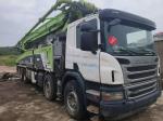2017 Zoomlion 56m Truck-Mounted Concrete Pump For Sale Scania Chassis 8x4 Drive