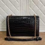 Authentic Crocodile Belly Skin Women Flap Purse Genuine Alligator Leather Lady