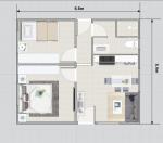 Small Family Steel Frame Prefab Bungalow Homes / Contemporary Prefab Homes