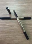 Custom colour spray painted eyebrow pencil with eyebrow brush
