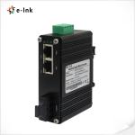 SC RJ45 Dual Port Industrial Fiber Media Converter 10M/100M/1000M 12V 48V