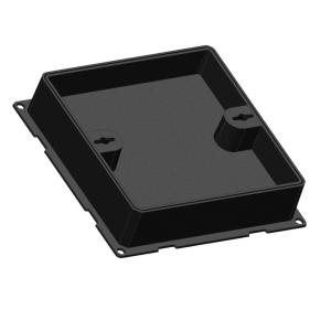 Wholesale B125 Black Manhole Cover Ductile Iron EN GJS500-7 Double Seal And Frame Car Parks from china suppliers