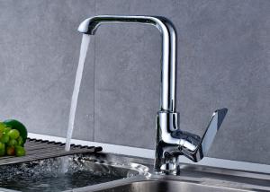 Wholesale Ceramic Cartridge Kitchen Sink Taps , Single Hole Kitchen Faucet ROVATE from china suppliers