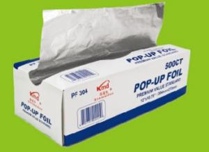 Wholesale Kitchen Pop Up Aluminum Foil Sheets , Embossed Food Service Aluminum Foil from china suppliers