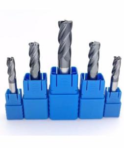 Wholesale Hrc 45 4um 4 Flutes Tungsten Carbide Milling Cutters from china suppliers