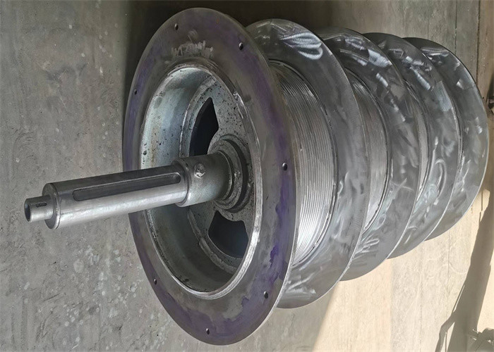 Galvanized Multiple Cable Lebus Grooved Winch Drum For Window Washer