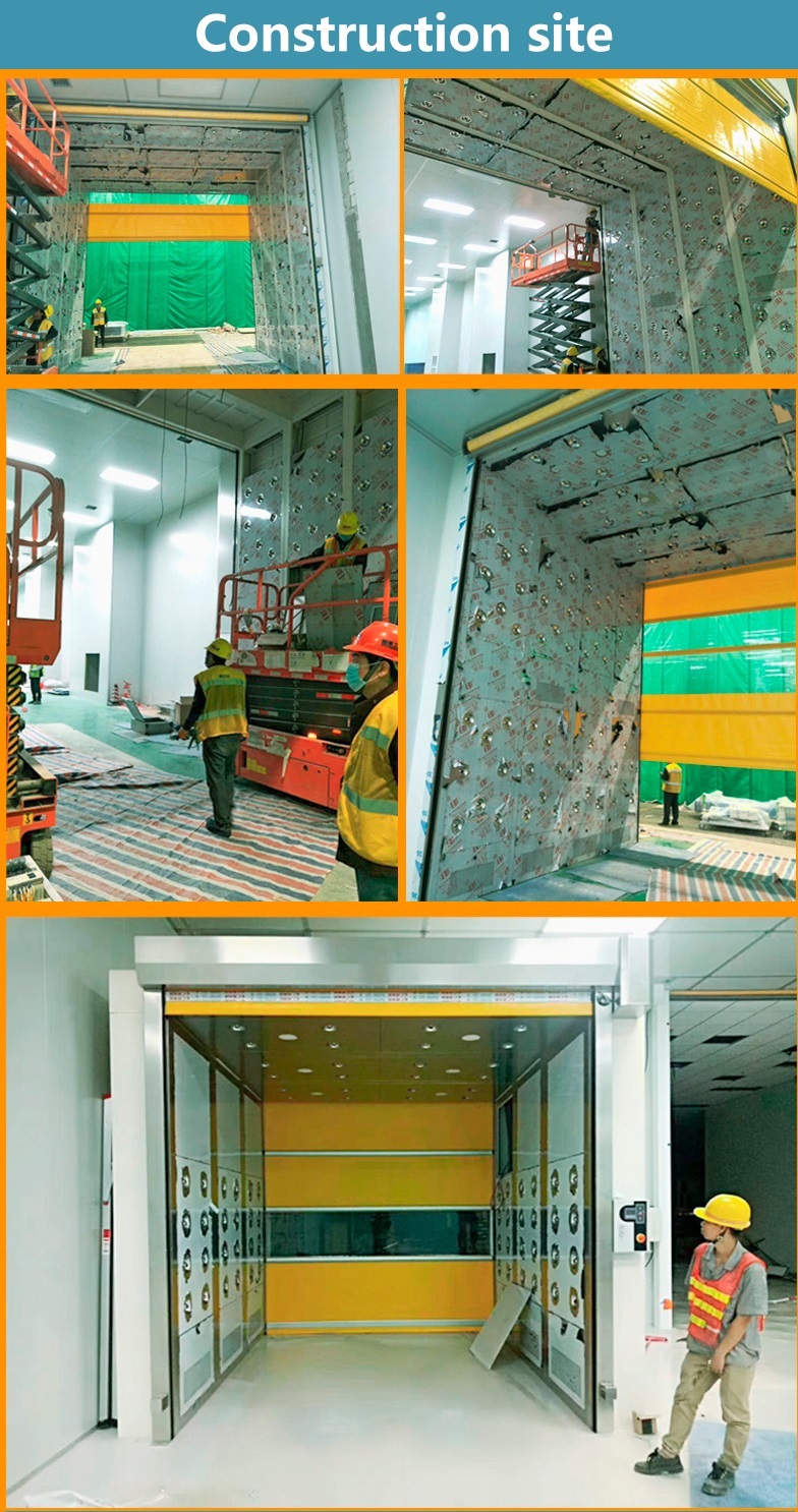 Blast Proof Fabric Garage Exterior Door Electric Fast Roller Shutter Door Explosion Proof