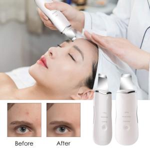 Wholesale Beauty Salon Facial Skin Ultrasonic Scrubber Electronic Skin Spatula 95g Weight from china suppliers