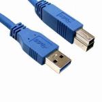 Super Speed Black USB3.0 AM to BM Cable 1.5M