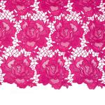 F50214 flower design embroidery nigerian guipure lace fabric for wedding dress/