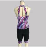 Amazon Hot Sale Printed Camisole Shorts Tankini Beach Wear Plus Size Swim Wear