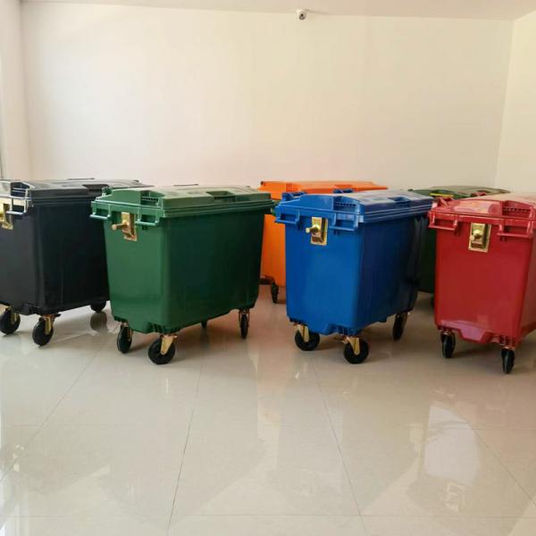 660 Liter Plastic Waste Container Trash Bin Waste Bin Garbage Can