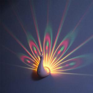 Wholesale Novelty gifts product Peacock projection lamp, funny toys attractive peacock lamp fireworks from china suppliers