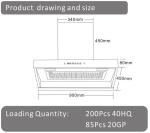 Cooking Appliances Large Suction Under Cabinet Cooker Hood Brand New