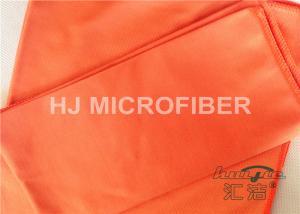 Wholesale Polyester Microfiber Car Cleaning Cloths Orange , Microfiber Car Drying Towels from china suppliers