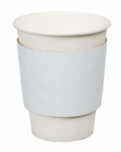 Biodegradable Corrugated Paper Cup Sleeve Compatibility Fits Most Cup Sizes
