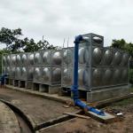 Stainless Steel Water Storage Tank 10000 Litres Custom Square Stainless Steel
